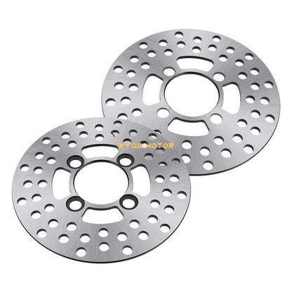 2 x Front Brake Disc Rotors for Yamaha Banshee 350 YFZ350 Warrior 350 YFM350X