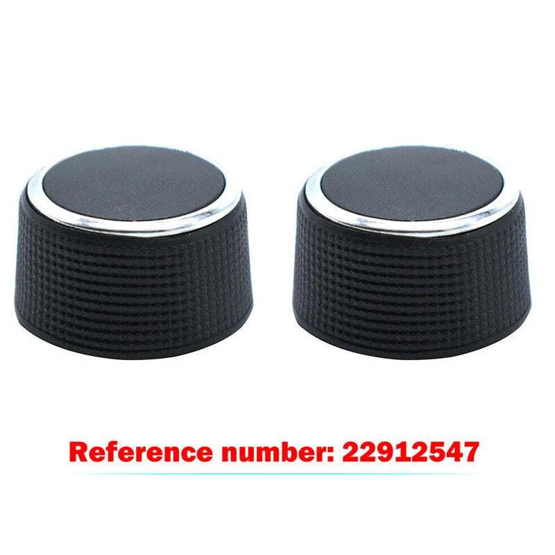 2 x Radio Audio Volume Control Knobs for Cadillac Chevrolet GMC (2007-2017)