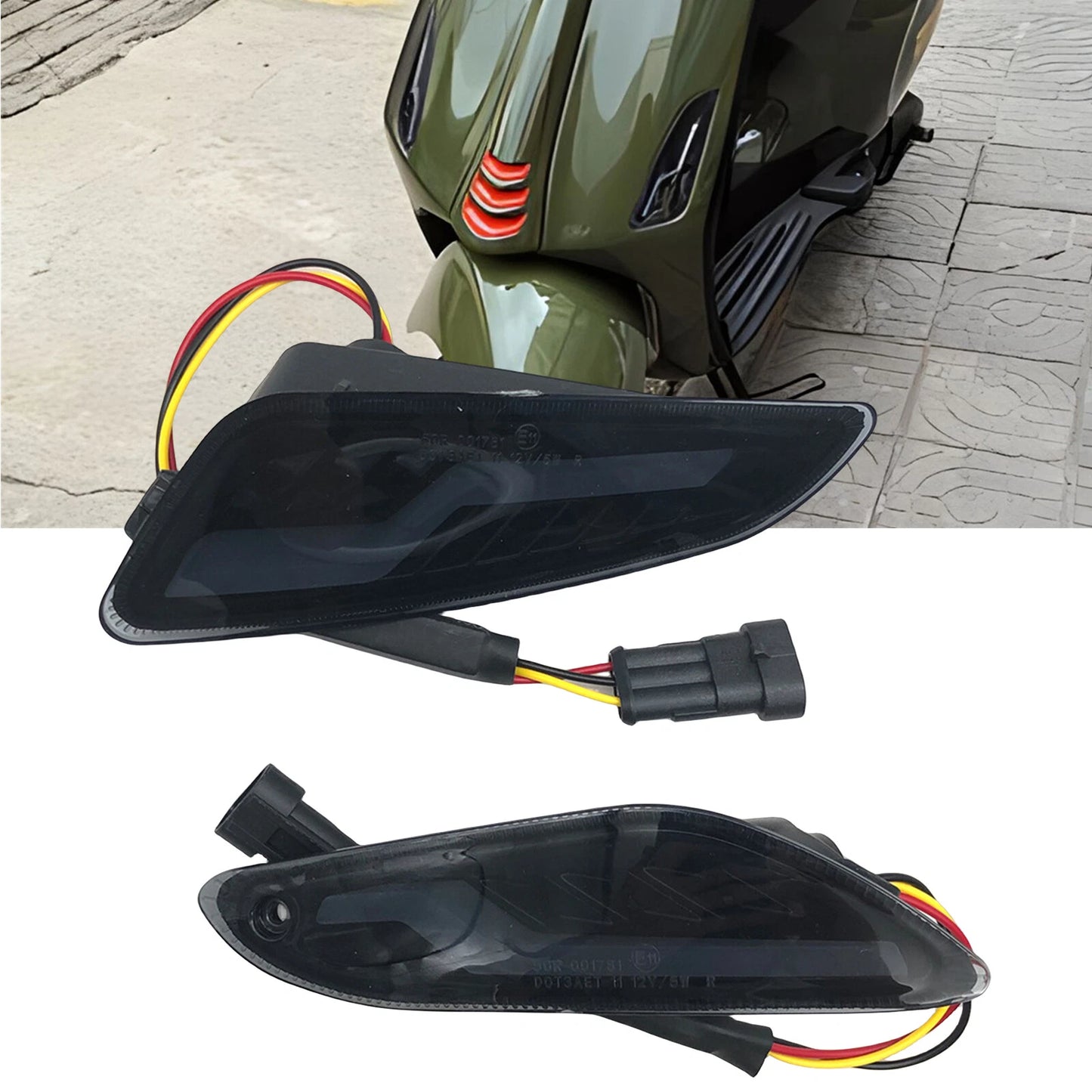 LED Turn Signal Light for PIAGGIO VESPA Primavera 50CC (2017-2018)