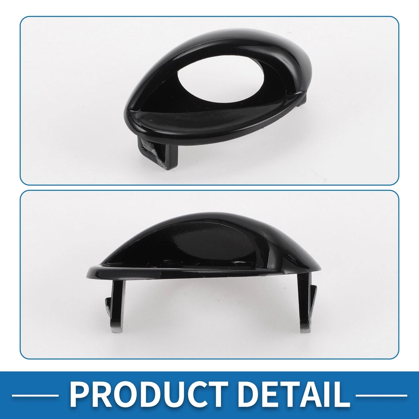 Bumper Headlight Washer Nozzle Cover for BMW M3 (2008-2013) - Gloss Black