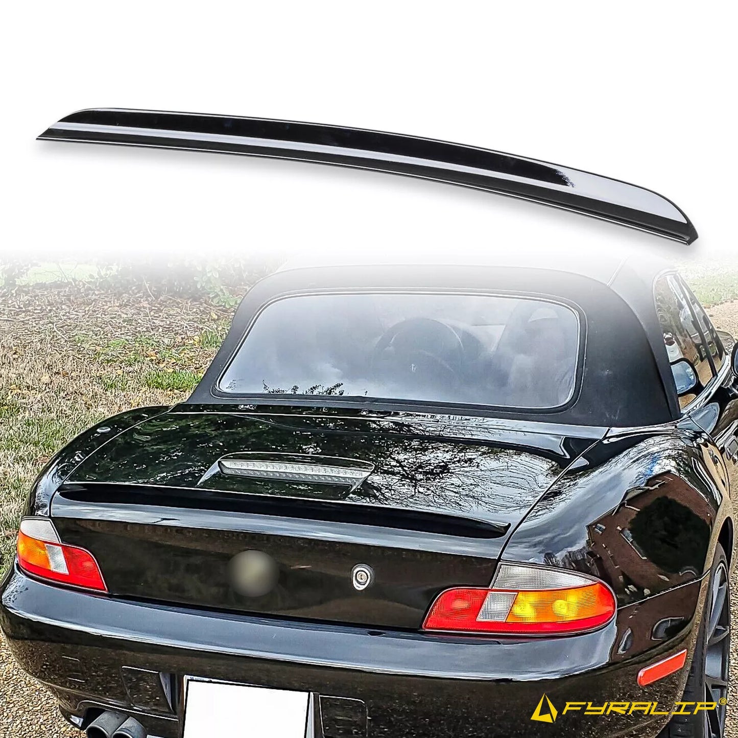 Boot Lip Spoiler for BMW Z3 (1999-2002) Black
