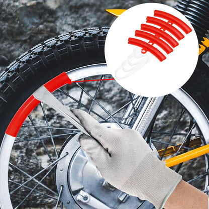 6 x Wheel Protector Tire Rim Edge Savers Tyre 15cm for Motorcycle Car