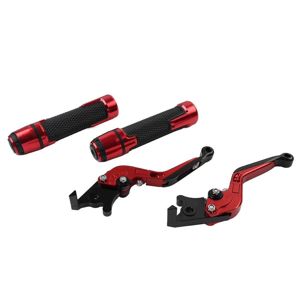 Red Extendable Brake Clutch Levers for Honda CBR125R CBR250R (2004-2016)