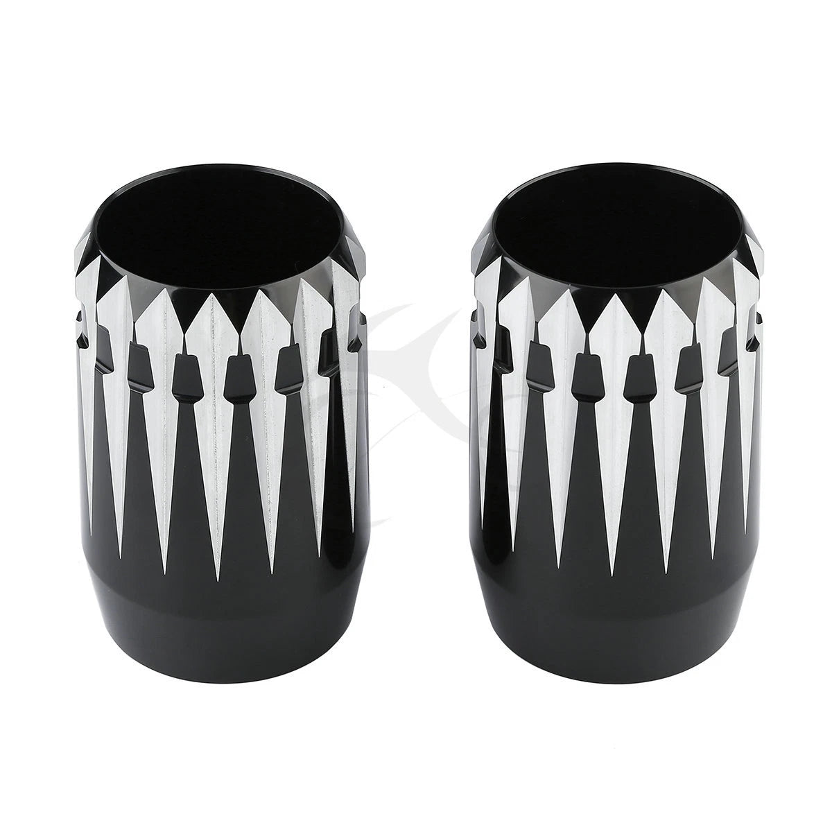 Aluminum Upper Fork Slider Covers for Harley Road King Electra Glide (84-13)