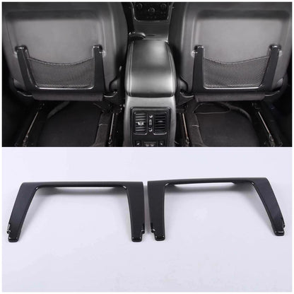 ABS Fiber Seat Back Storage Frame Cover Trim for Jeep Grand Cherokee (2014-2021)