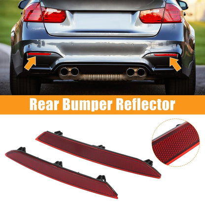 Rear Bumper Reflector Strip Covers 2 x Left Right for BMW (2012-2019)