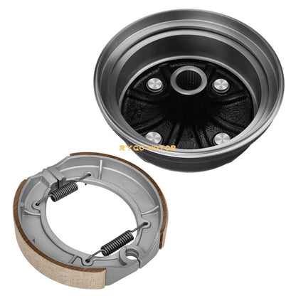 Rear Brake Drum & Shoes for Yamaha Big Bear 350 YFM350U YFM350FW (1996–1999)