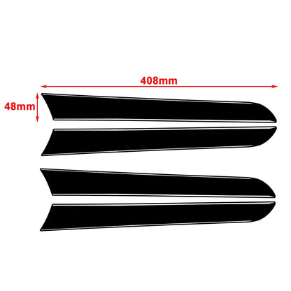 Piano Black Door Handle Panel Cover Trim for Audi A4 B8 A5 (2008-2016)