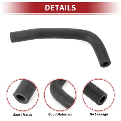 Heater Hose for Nissan Maxima (2000-2001) Rubber Black 1 Pcs