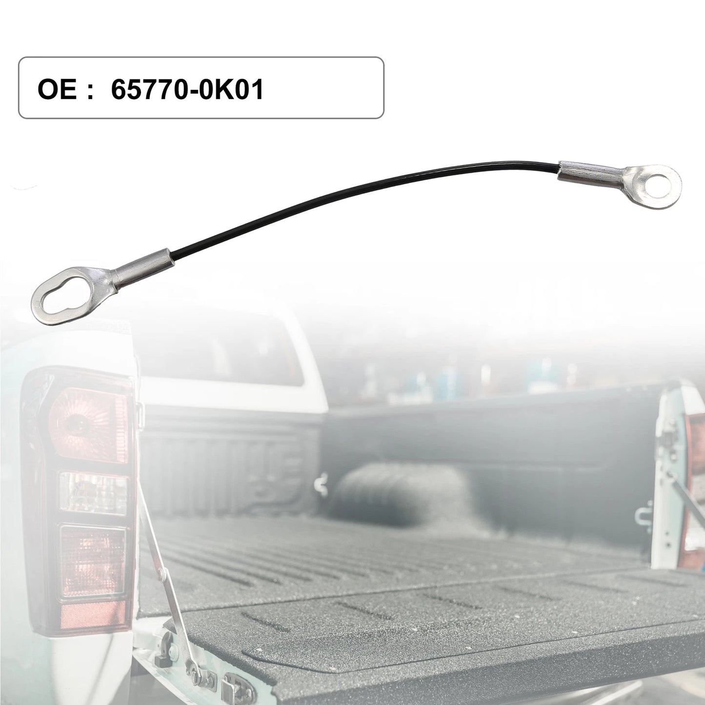 Rear Tailgate Cables for Toyota Hilux (2 x Straps)