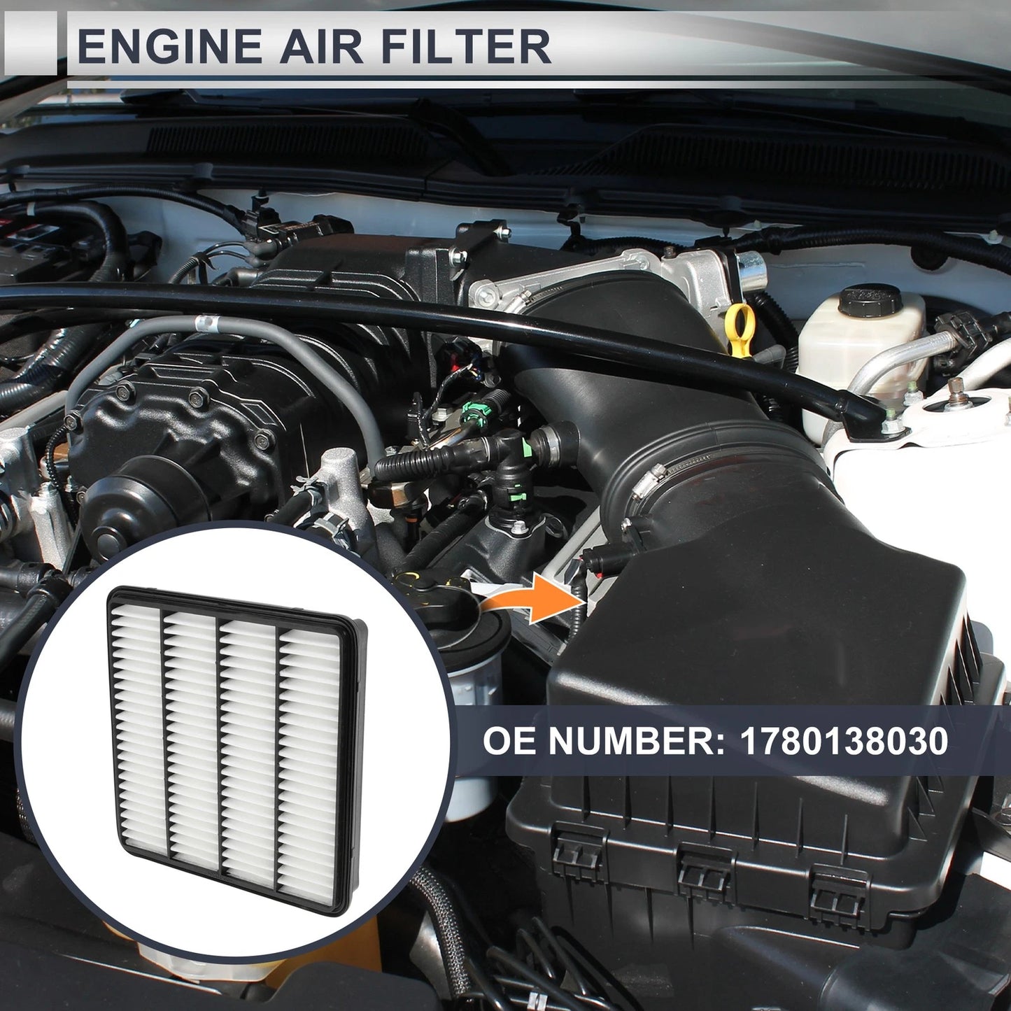 Car Engine Air Filter for Toyota Land Cruiser