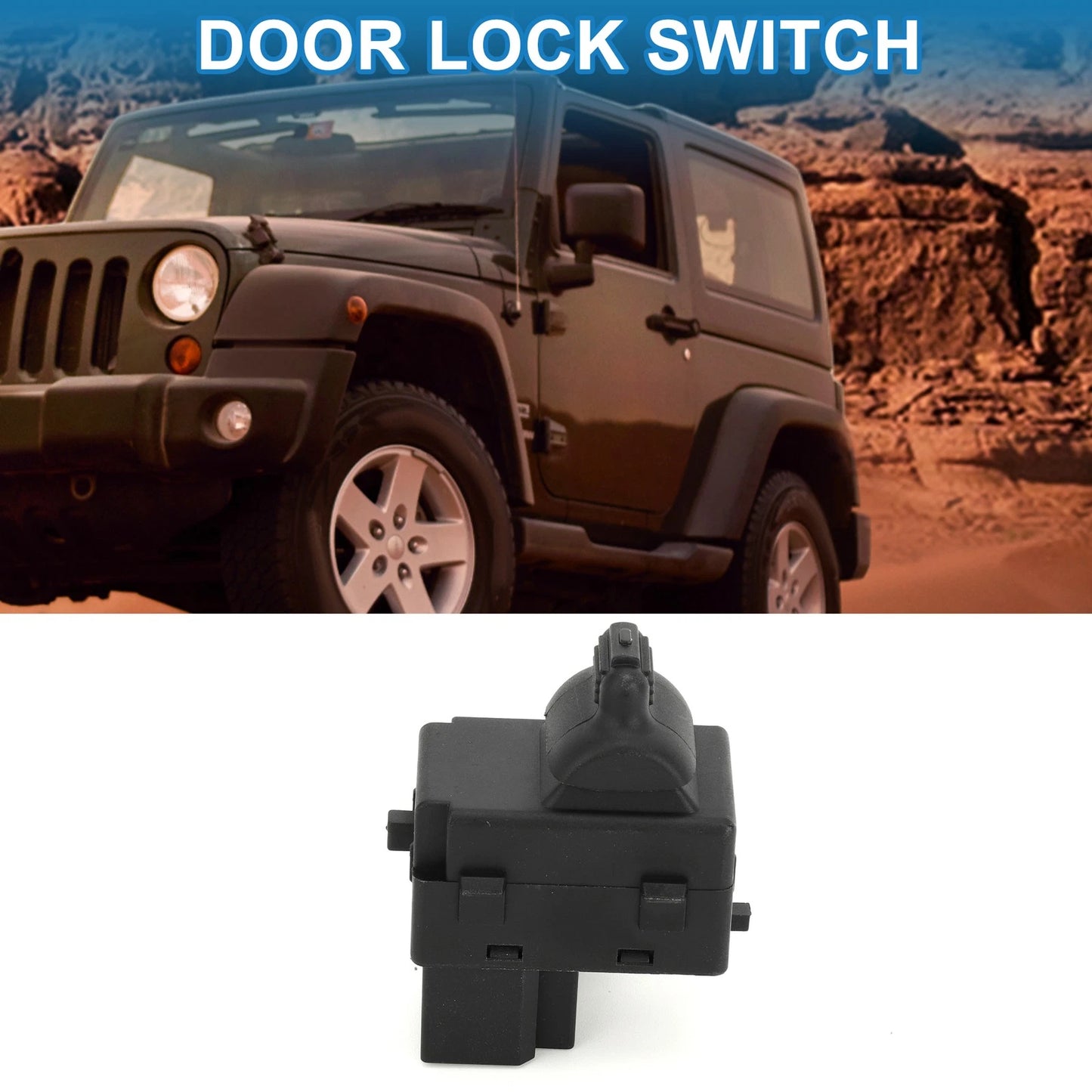 Door Lock Switch for Jeep Wrangler (2007-2010)