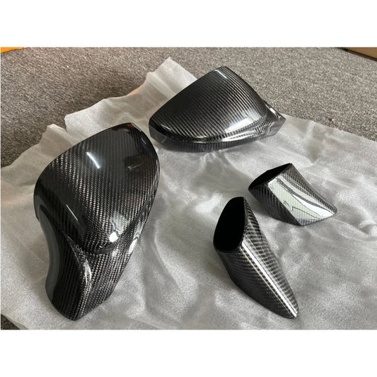 100% Carbon Fiber Replace Side Mirror Caps for Ferrari 458 Italia Spider 2010-15