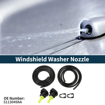 1 x Windshield Washer Nozzle With Fluid Hose for Dodge Grand