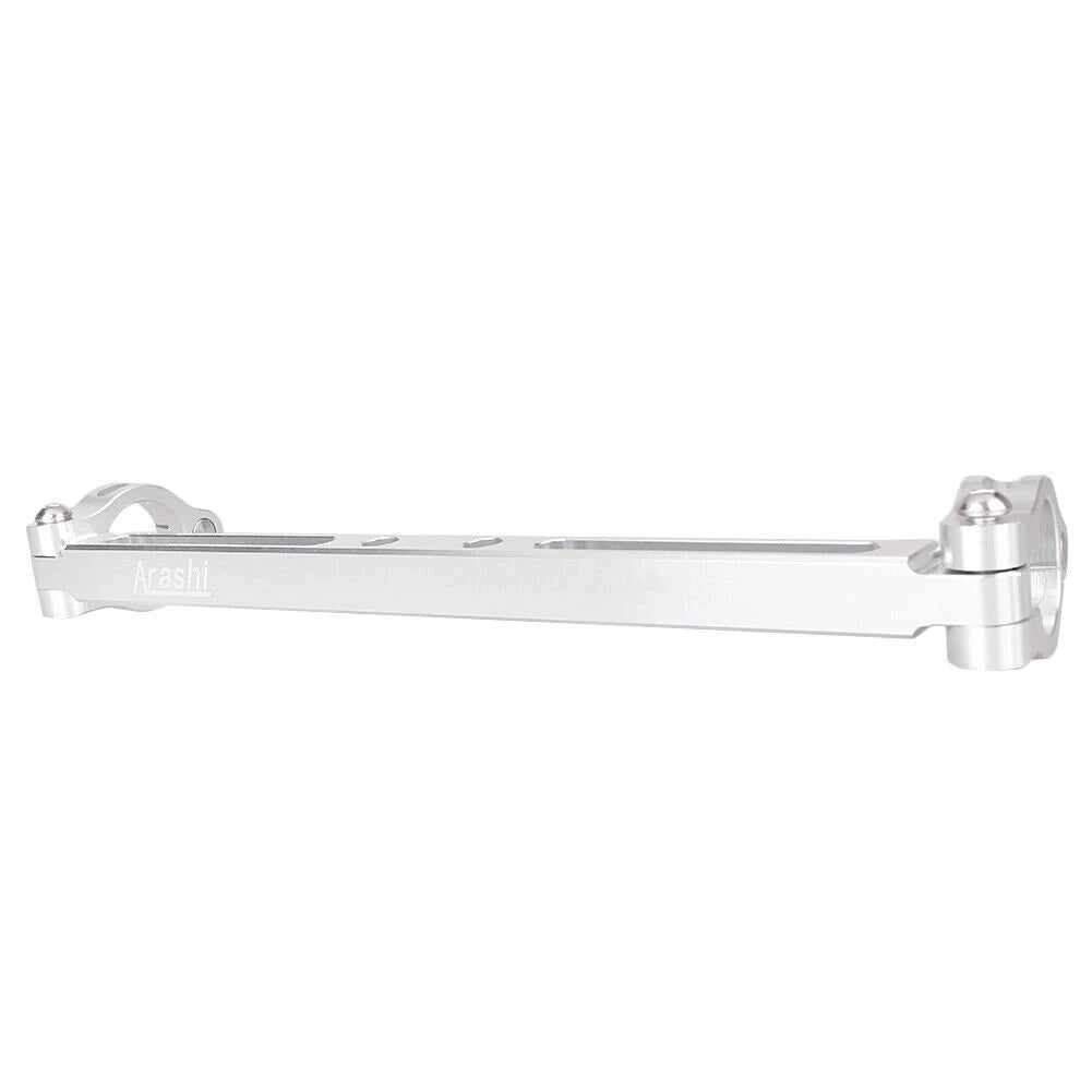 Handlebar Cross-Bar Brace Clamp for BMW R1200GS (2013-2014) Silver Aluminum