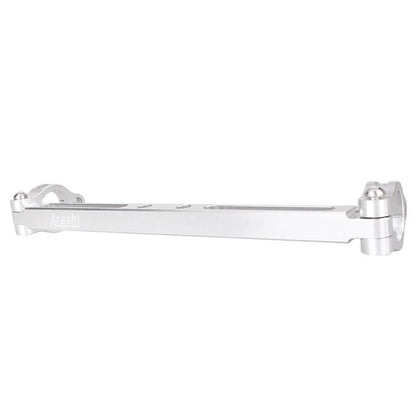 Handlebar Cross-Bar Brace Clamp for BMW R1200GS (2013-2014) Silver Aluminum