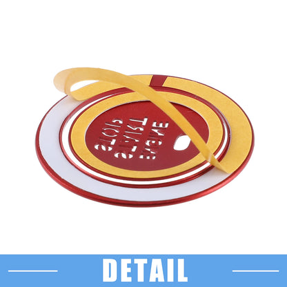 Engine Ignition Button Decal for Hyundai Sonata 2011-2014 Aluminum Red