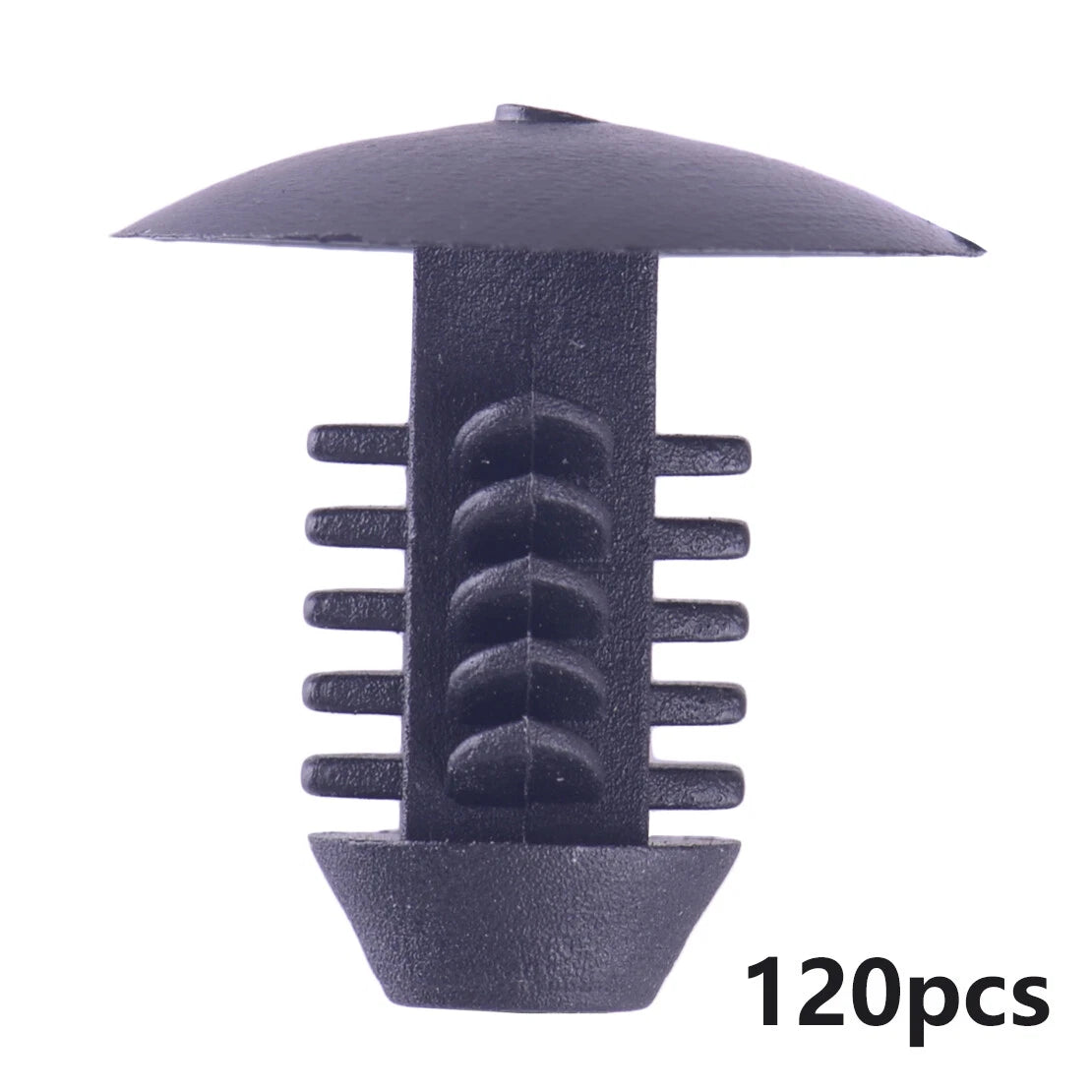 120 Pcs 10mm Plastic Clip Fasteners for Car Bumper Fender Door Rivets