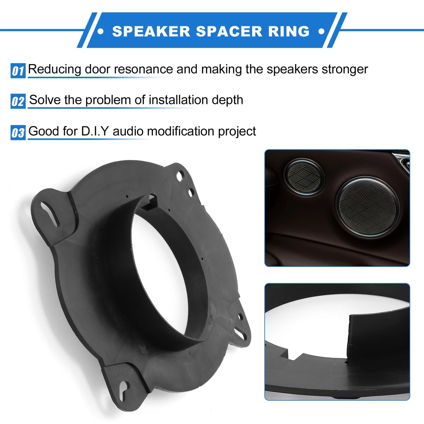 Speaker Spacer Ring for Lexus ES350 6.5" Tweeter Speakers 2 x Pcs