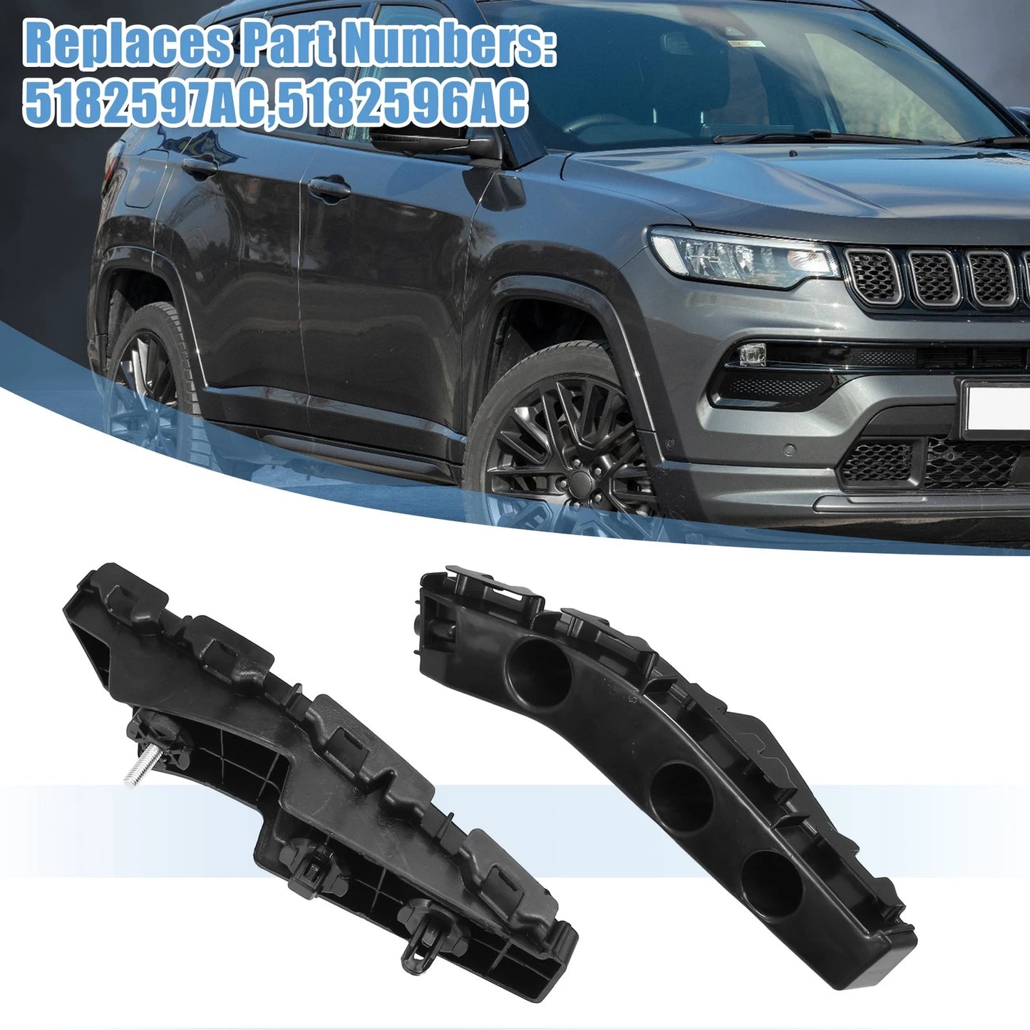 Front Bumper Brackets for Jeep Compass (2007-2023)