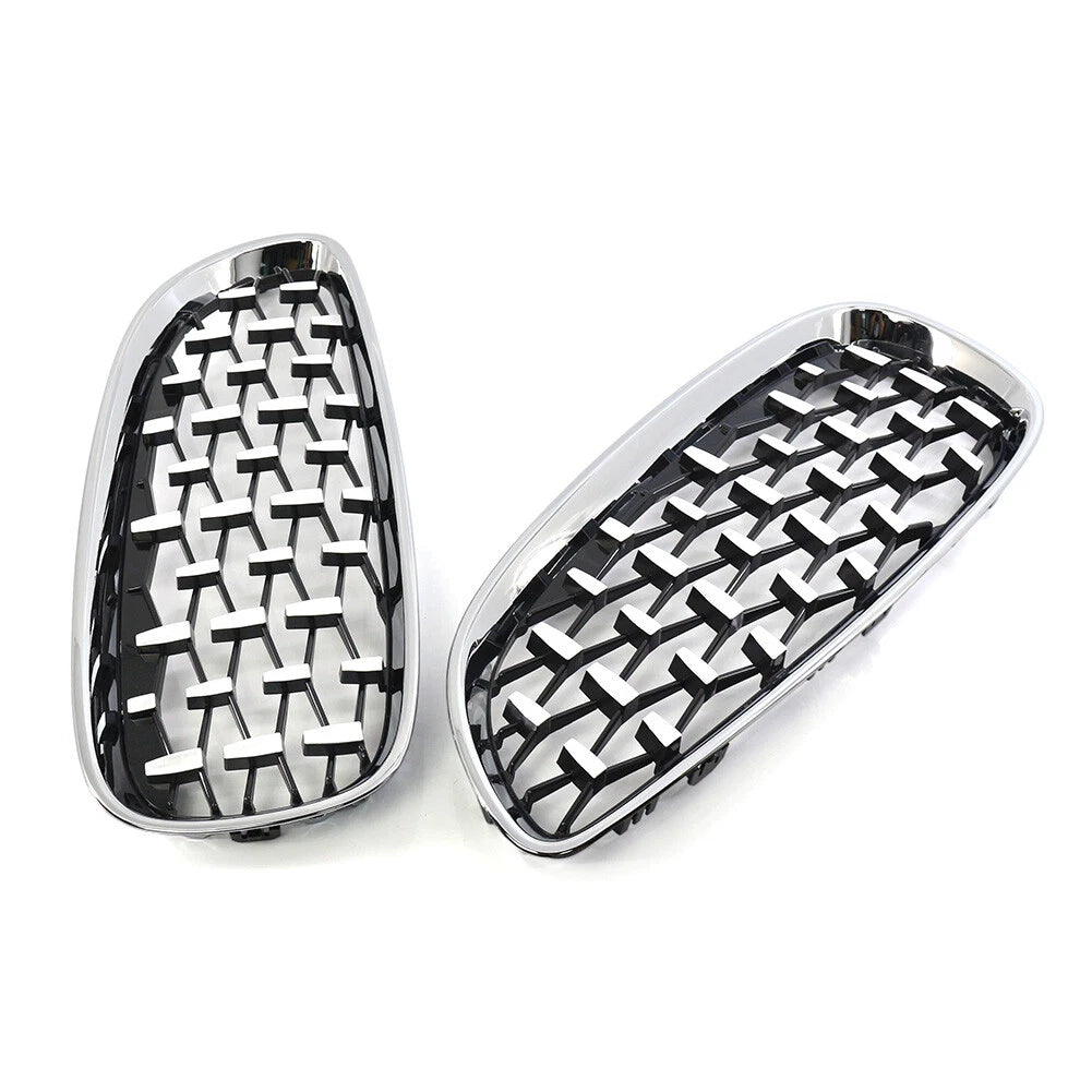 Front Grille Diamond Meteor Style Chrome Grill for BMW Z4 E89 (2009-2016)