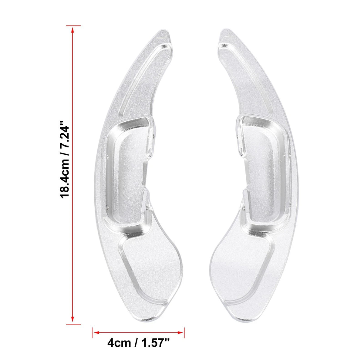 Silver Tone Steering Wheel Shift Paddle Shifter for Mazda 3 Axela (14-20)