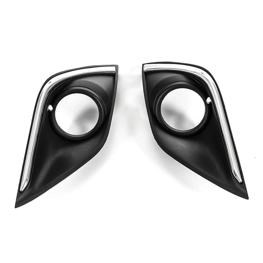 2 x Front Fog Lamp Light Cover Bezel Trim for Mitsubishi Outlander (2016-2019)