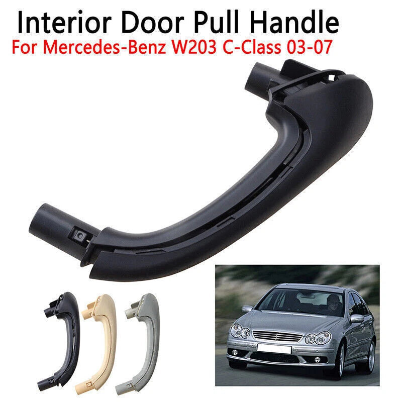 Interior Door Handle for Mercedes W203 C230 C240 C280 Front Left Black (2001-2007)