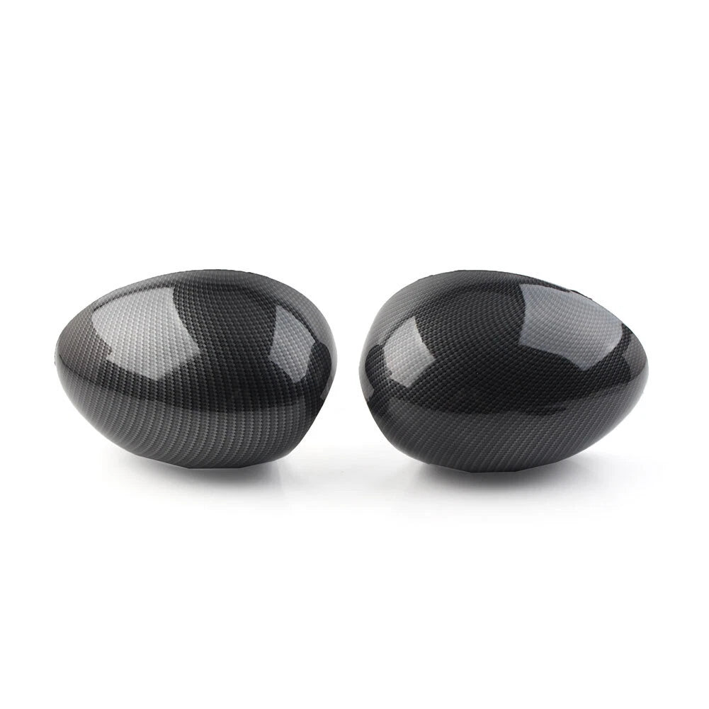 Carbon Fiber Look Door Wing Mirror Covers for Mini R55 R56 R57 R58 R59 R60 R61 (2007-2015)