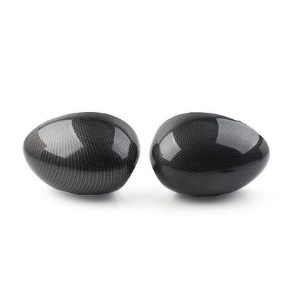 Carbon Fiber Look Door Wing Mirror Covers for Mini R55 R56 R57 R58 R59 R60 R61 (2007-2015)