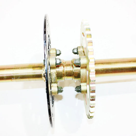 1140mm Rear Axle Assembly, Sprocket & Rotor for 250cc Quad ATV