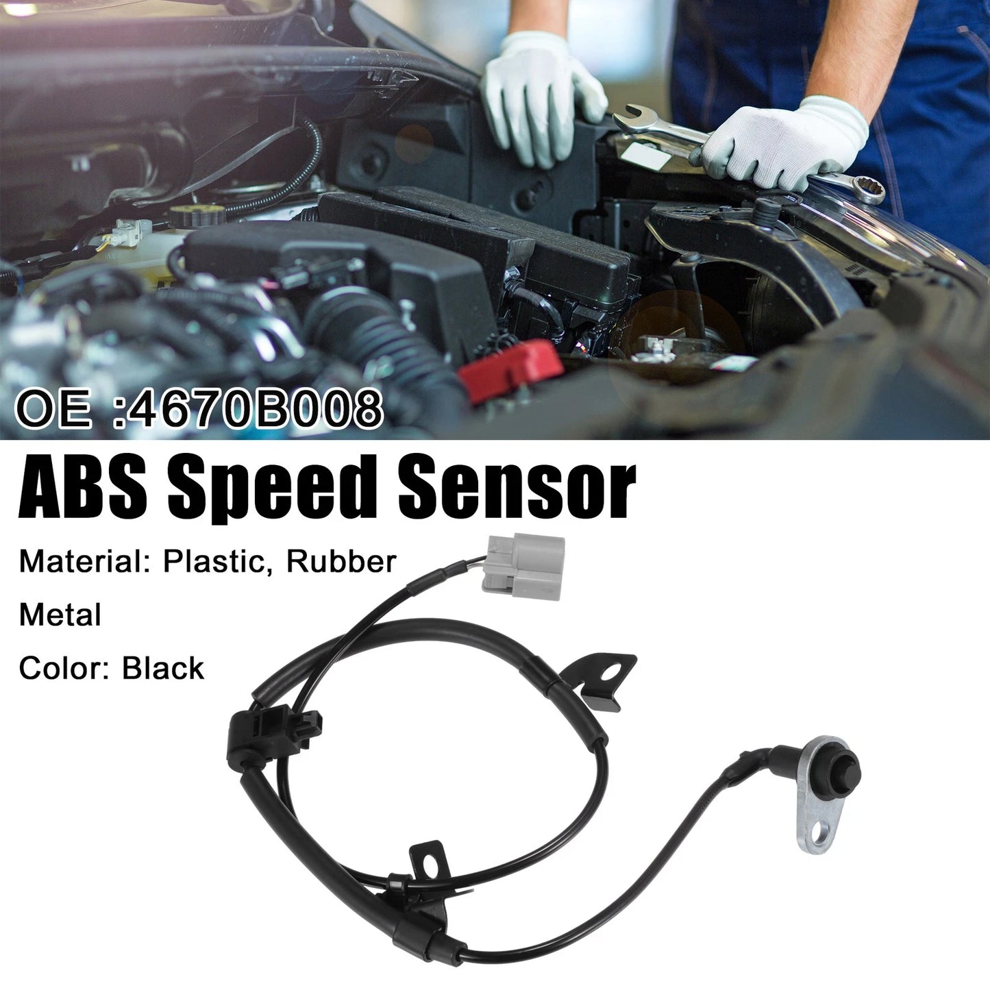 Rear Right ABS Wheel Speed Sensor for Mitsubishi L200 (2006-2015)