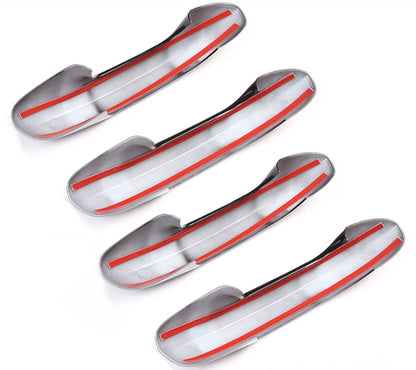 Fiber Door Handle Lid Cover Trim for 2022-2023 Mercedes Benz C Class Sedan
