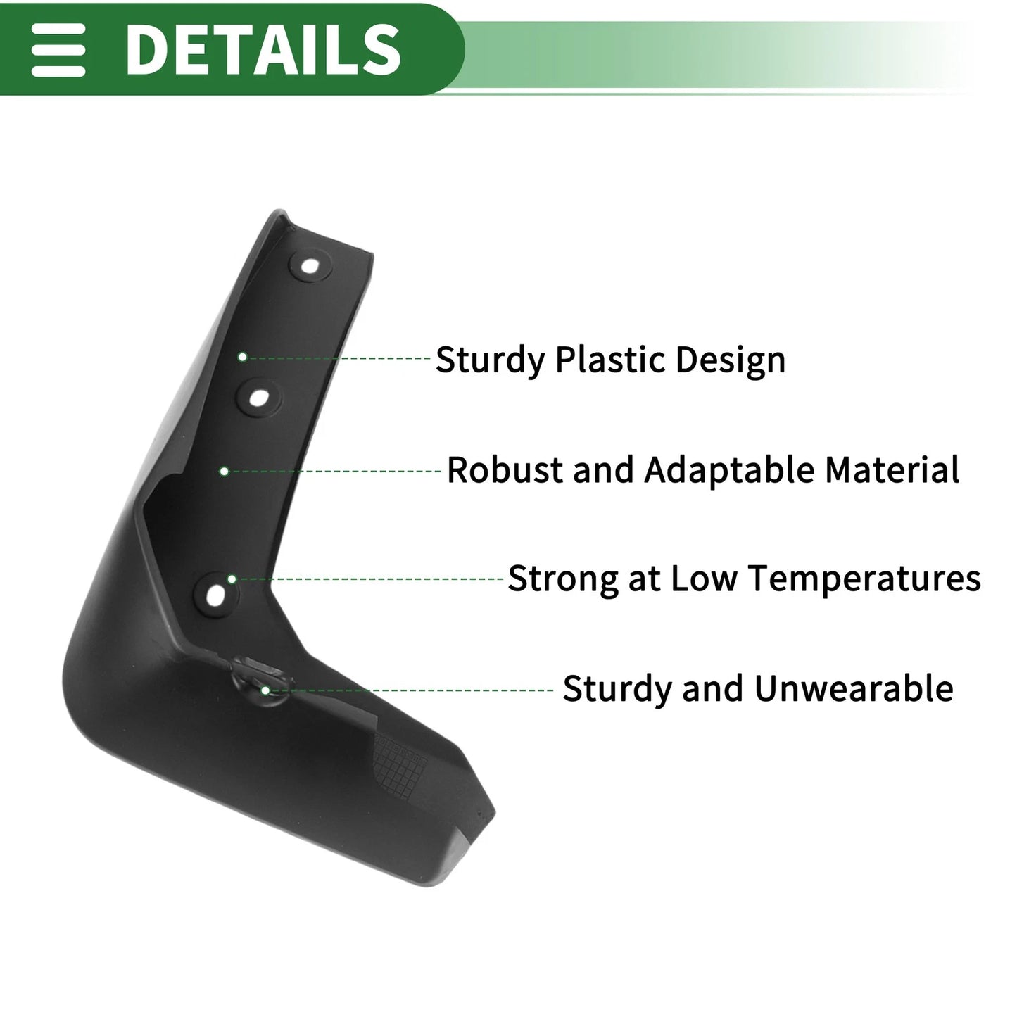 Mud Flaps Splash Guards 1 Set for Nissan Teana (2019-2022)