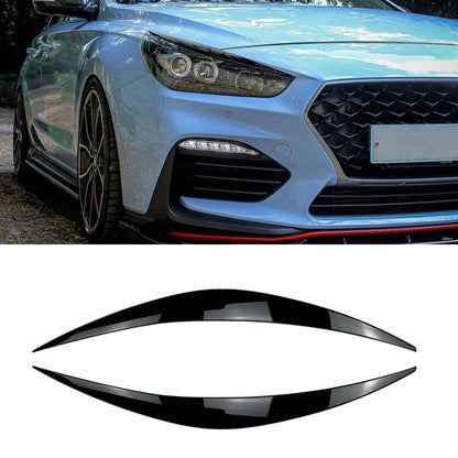 Headlight Eyelid Eyebrow 1 Pair for Hyundai i30 i30N MK3 (2017-2019)