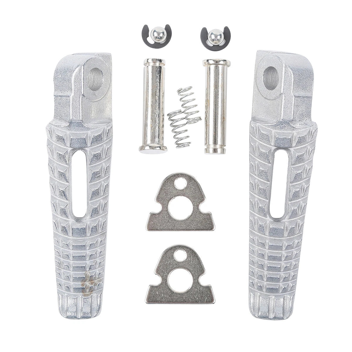 Rear Passenger Footrests Footpegs Bracket Set for Suzuki GSXR1000 (2007-2008)