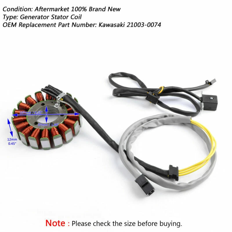 Stator for Kawasaki EX250 Ninja 250R (2008-2012)
