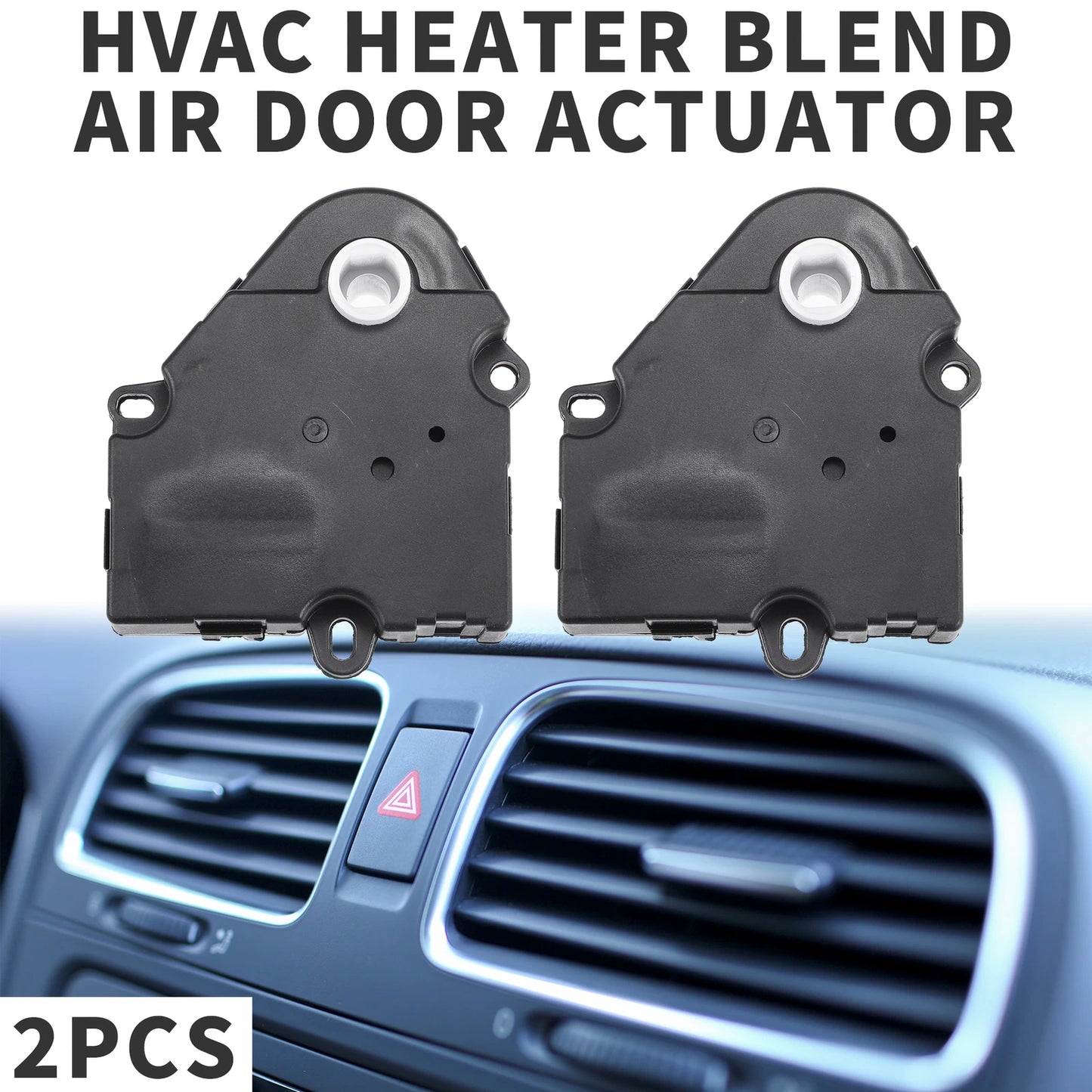 2 x HVAC Heater Blend Door Control Actuator for Jeep Patriot (2007-2012)