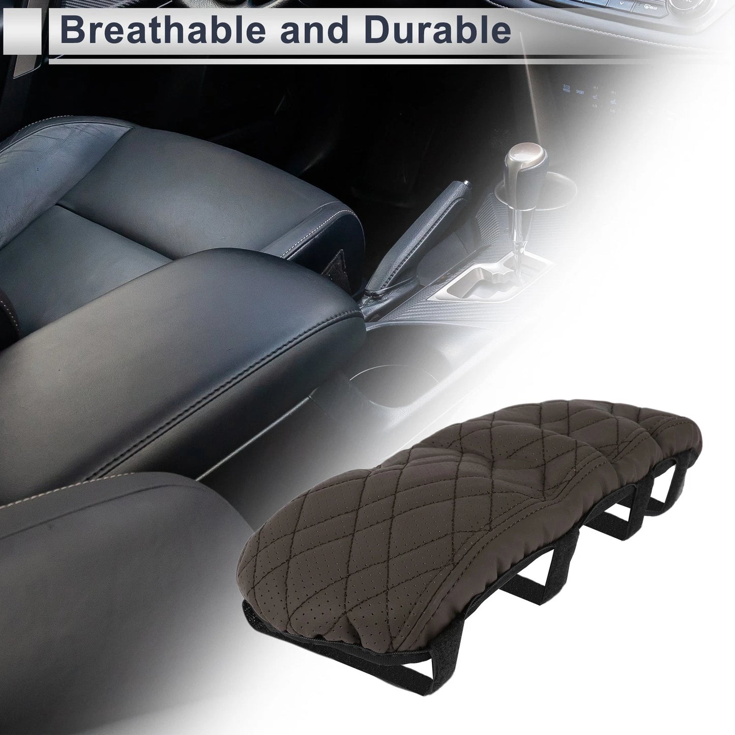 Deep Brown Center Console Cover for BMW X1 (2023-2024) 1 Pc