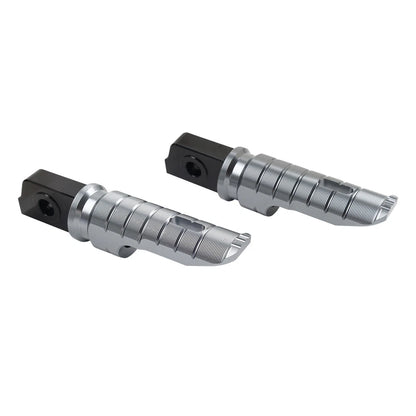 Gray Front Footrest Pegs for Aprilia APR 150 GPR 125 150 250 RS125 Tuono 125