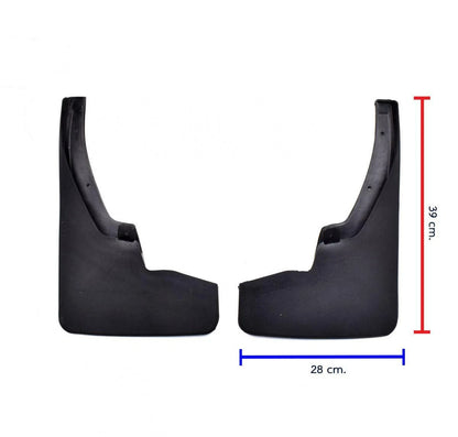 Splash Guard Mud Flap Rubber Set 4 F+R Fits Nissan Navara 2WD Pickup 2014-19