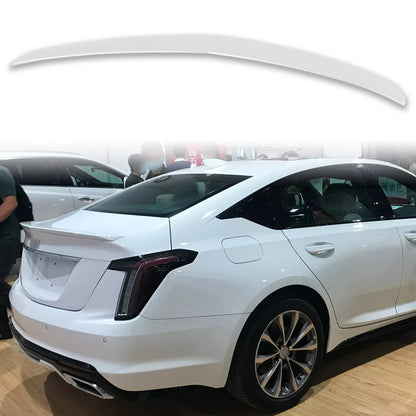 ABS Boot Spoiler for Cadillac CT5 (2020-2024) - Summit White WA8624