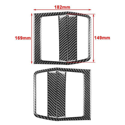Carbon Fiber Interior Door Pusher Panel Cover for Dodge Challenger (2008-2014)
