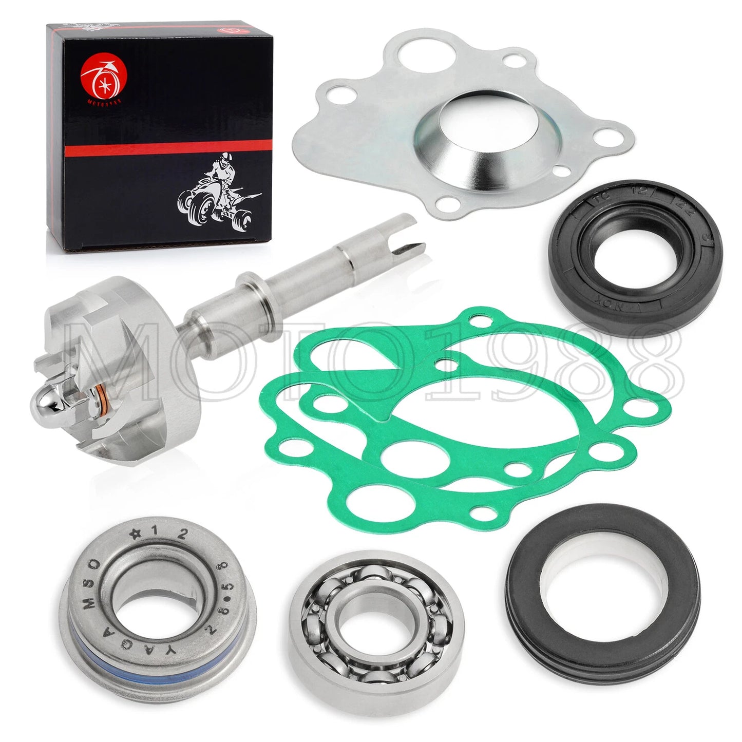 Water Pump Seal IMPELLER & shaft Gasket for Honda TRX 250R ATC 250R (1985–1989)