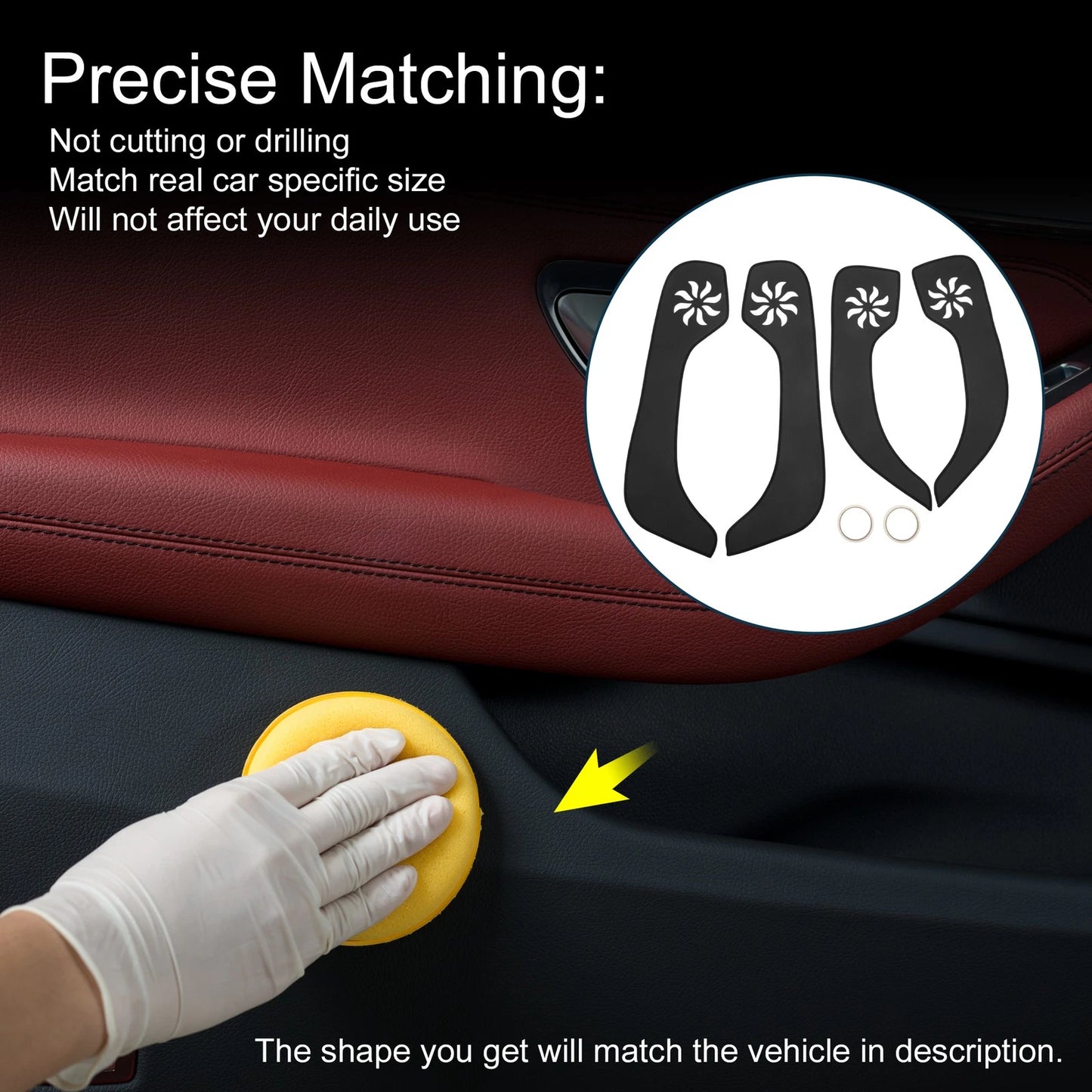 Car Door Anti Kick Pad Sticker Protector for Buick Excelle (2008–2013)