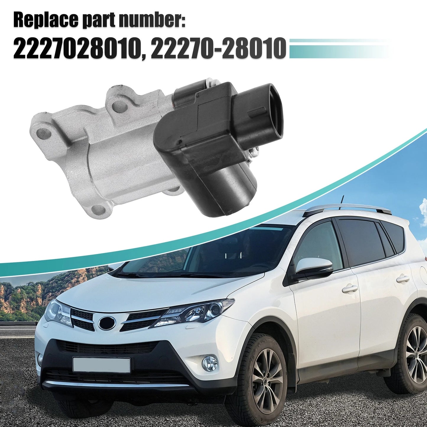 Idle Air Control Valve IAC for Toyota RAV4 2.0L Highlander 2.4L (2001–2004)
