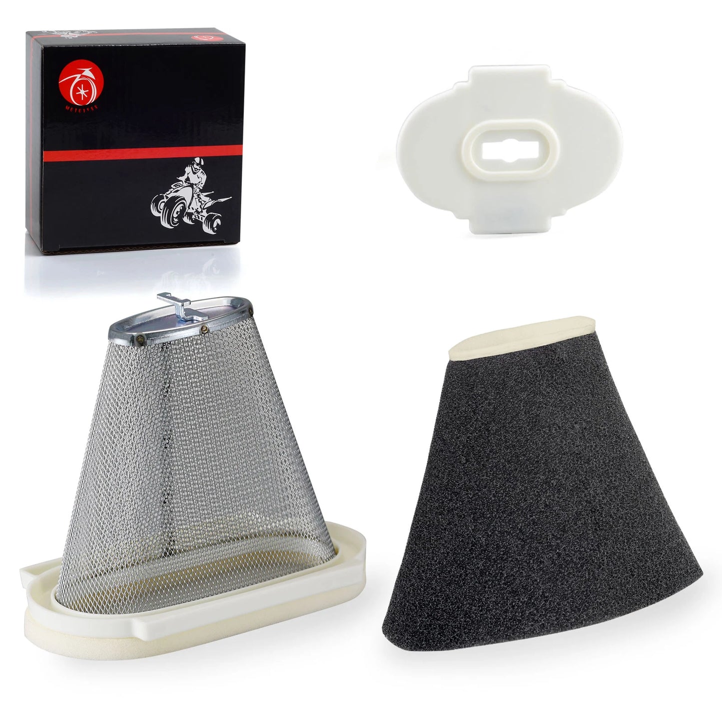 AIR FILTER CAGE, FIRE SCREEN, HOLDER ENDCAP for YAMAHA RAPTOR 660