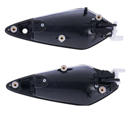 2 x Front LH+RH Silver/Black Door Handle for Honda Civic FK/FN (2006–2015)