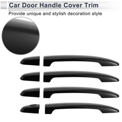 Black Door Handle Cover Trim for Toyota Highlander (2014-2023)