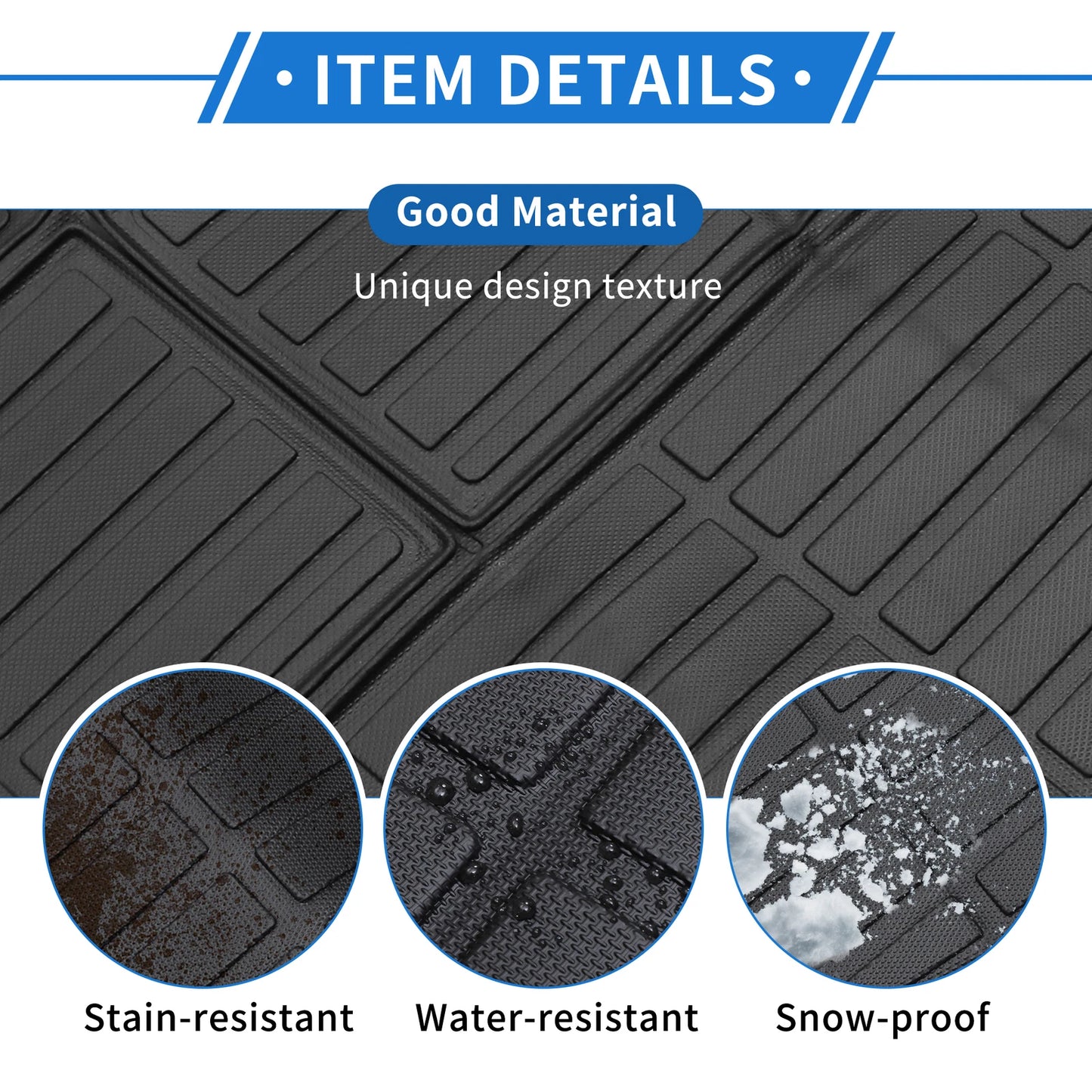 Cargo Liner Rear Boot Mat for Toyota Grand Highlander (2024-2025)